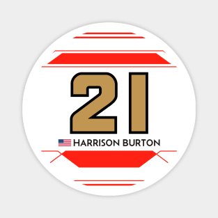 Harrison Burton #21 2023 NASCAR Design Magnet